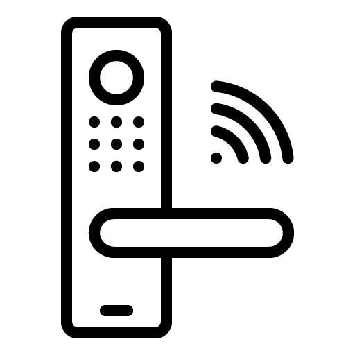 Smart door lock icon