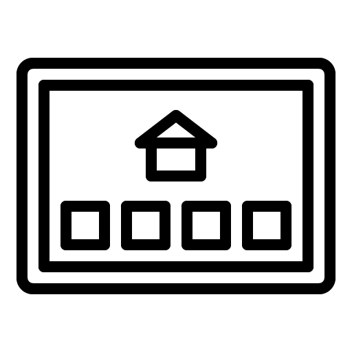 Tablet home controller icon
